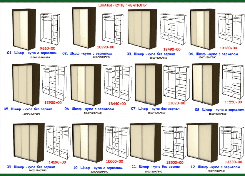 шкаф-купе неаполь в Краснодаре