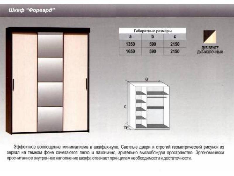 шкаф - купе форвард в Краснодаре
