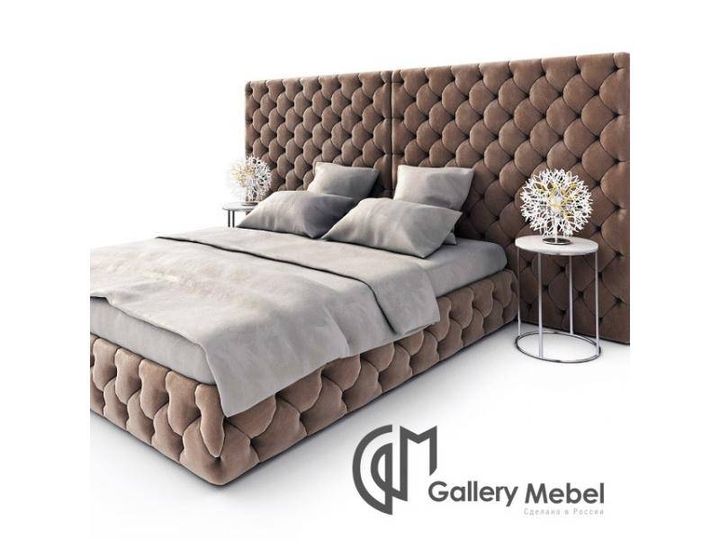 кровать с большим изголовьем letto gm 12 в Краснодаре