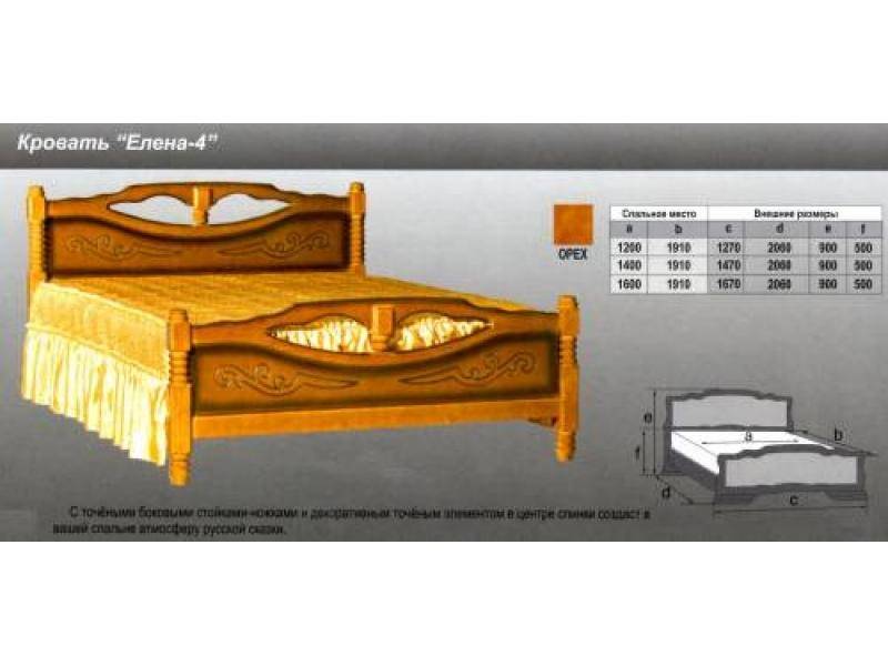 кровать елена 4 в Краснодаре