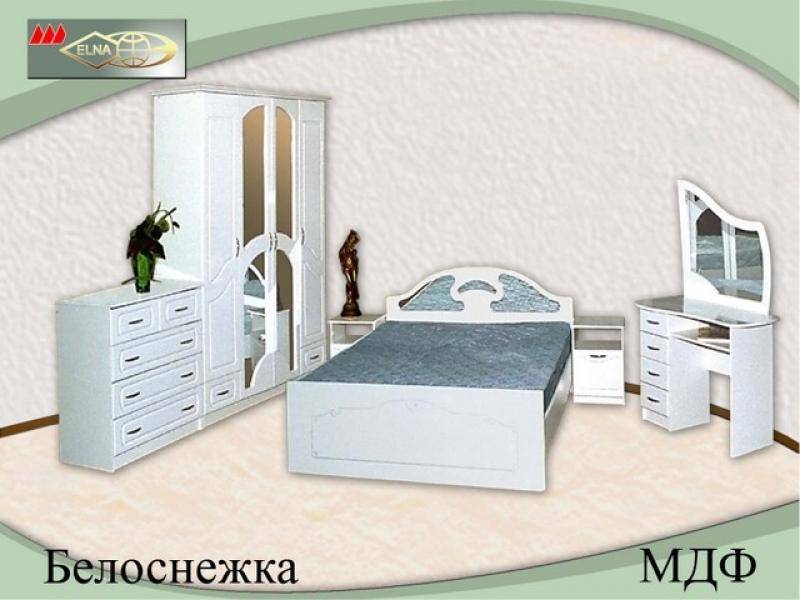 спальня белоснежка (мдф) в Краснодаре