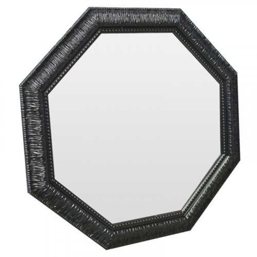 зеркало восьмиугольное черное с резьбой black sparkle в Краснодаре