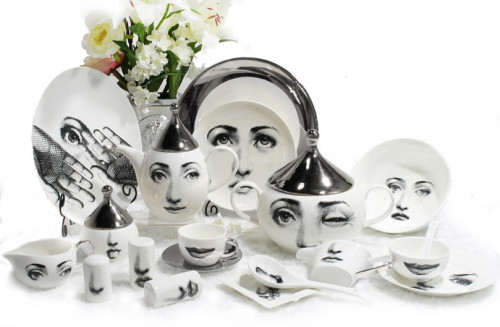 столовый сервиз пьеро форназетти silver faces в Краснодаре