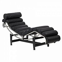 шезлонг chaise longue черный в Краснодаре