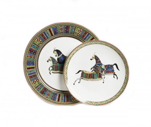 комплект тарелок antique (темная) в Краснодаре