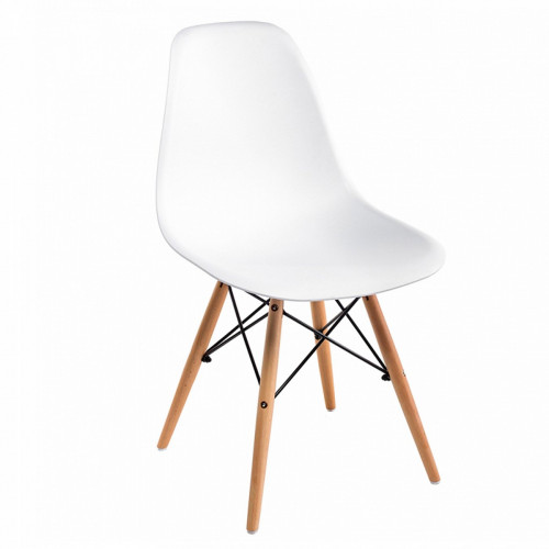 стул деревянный eames pc-015 white в Краснодаре