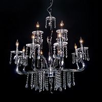 люстра mdp09059-12a от illuminati прозрачная/ хром в Краснодаре