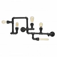 потолочная люстра ideal lux plumber pl5 nero в Краснодаре