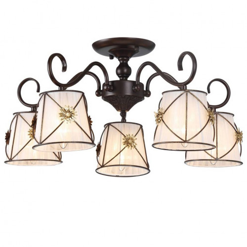 потолочная люстра arte lamp 72 a5495pl-5br в Краснодаре