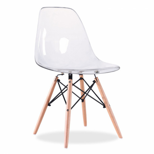 стул деревянный pc-015 прозрачный (eames style) в Краснодаре