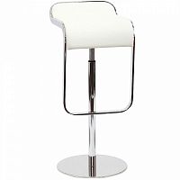 барный стул lem style piston stool белая кожа в Краснодаре