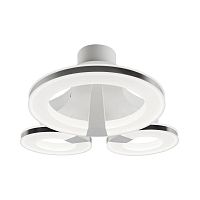 потолочный светодиодный светильник idlamp jenevra 397/3pf-ledwhitechrome в Краснодаре