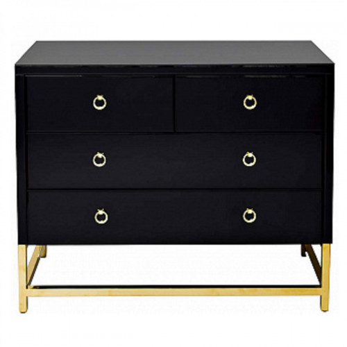 комод classic black черный, золото в Краснодаре