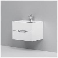 тумба под раковину am.pm spirit m70fhx0602wg33 подвесная, ящики с доводчиками, 60 см, белый глянец в Краснодаре