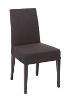 стул aylso dining chair кожа тёмно-коричневая в Краснодаре