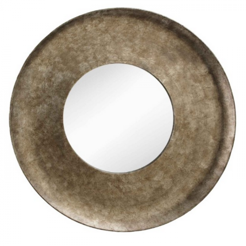 зеркало круглое большое состаренное в широкой раме farran antique в Краснодаре