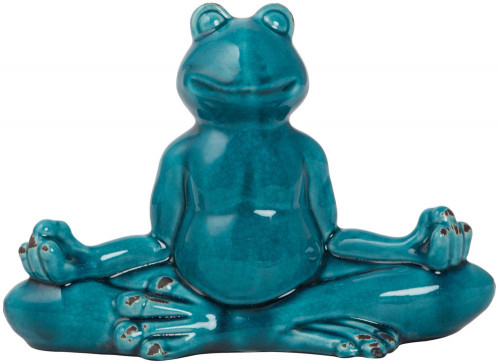 декор frog blue meditation в Краснодаре