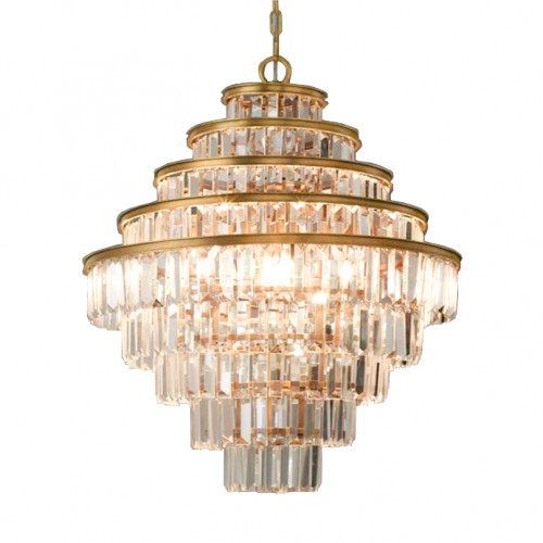 люстра alaine 80 латунь, прозрачное стекло латунь, прозрачная в Краснодаре