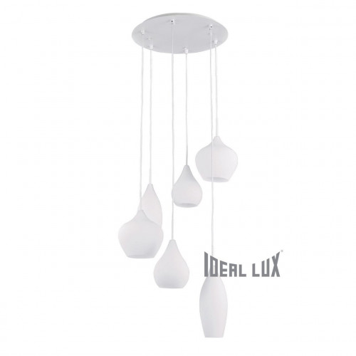 подвесная люстра ideal lux soft sp6 bianco в Краснодаре