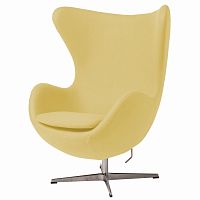 кресло egg chair желтое в Краснодаре