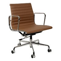 кресло eames style коричневая кожа в Краснодаре