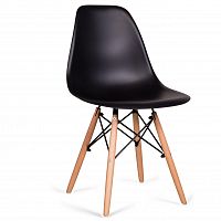 стул деревянный pc-015 черный (eames style) в Краснодаре