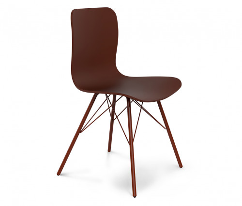 стул dsr коричневый s40 (eames style) в Краснодаре