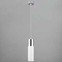 подвесной светильник eurosvet double topper 50135/1 led хром/белый в Краснодаре