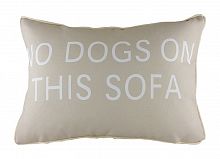 подушка с надписью no dogs on this sofa в Краснодаре