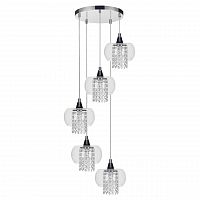 дизайнерская подвесная люстра spot light cordia 1192528 хром в Краснодаре