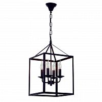 дизайнерская подвесная люстра spot light cage 9810404 черная в Краснодаре