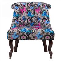 кресло мягкое amelie french country chair бабочки в Краснодаре