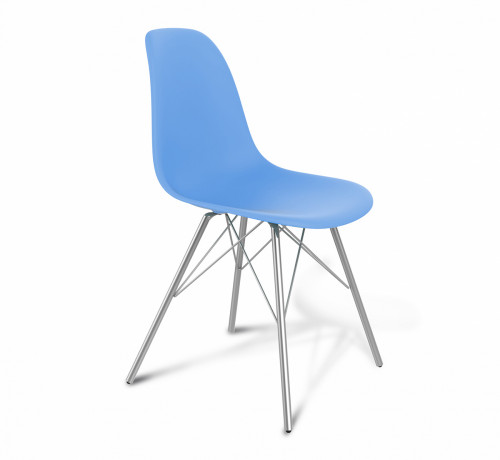 стул dsr голубой s37 (eames style) в Краснодаре