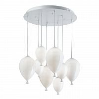 подвесная люстра ideal lux clown sp8 bianco в Краснодаре