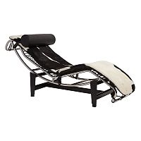 шезлонг chaise longue lc4 черно-белый в Краснодаре