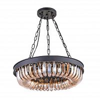 люстра terra black amber d50 черная, стекло янтарного цвета в Краснодаре