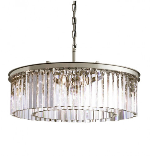 люстра prism silver 80 серебро, прозрачное стекло в Краснодаре