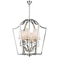 люстра presidential 6 от delight collection белая/никель в Краснодаре