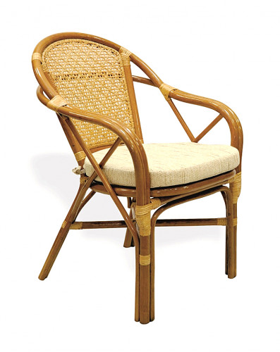 кресло из ротанга simple way (бежево-золотой) в Краснодаре