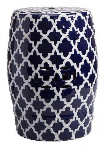 керамический столик-табурет istanbul stool dark blue в Краснодаре