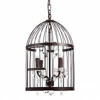 люстра vintage birdcage (51*34*54) коричневая в Краснодаре