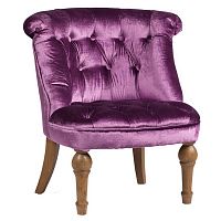 кресло sophie tufted slipper chair сиреневое в Краснодаре