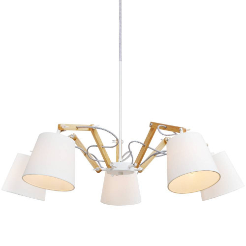 подвесная люстра arte lamp pinoccio a5700lm-5wh в Краснодаре