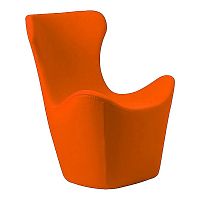 кресло papilio lounge chair оранжевое в Краснодаре