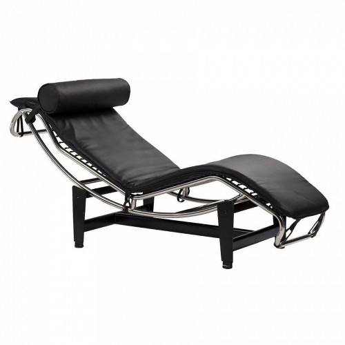 шезлонг chaise longue lc4 черный в Краснодаре