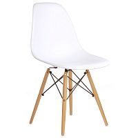 стул деревянный pc-015 белый (eames style) в Краснодаре