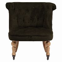 кресло amelie french country chair серо-коричневое в Краснодаре