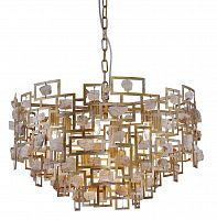 подвесная люстра crystal lux diego sp9 d600 gold в Краснодаре