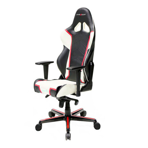 кресло геймерское dxracer racing черно-бело-красное в Краснодаре