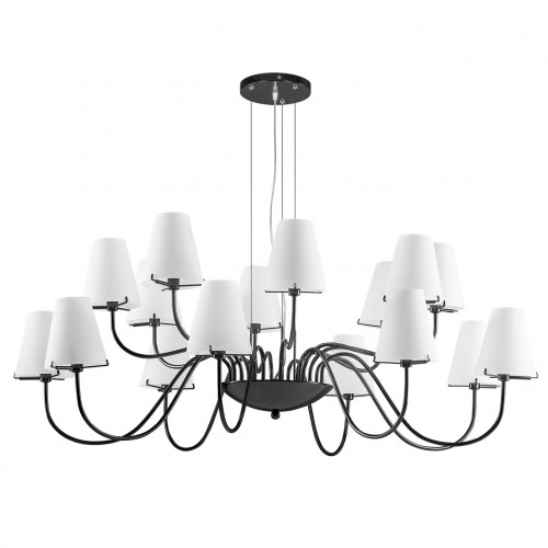 подвесная люстра lightstar diafano 758167 черная в Краснодаре